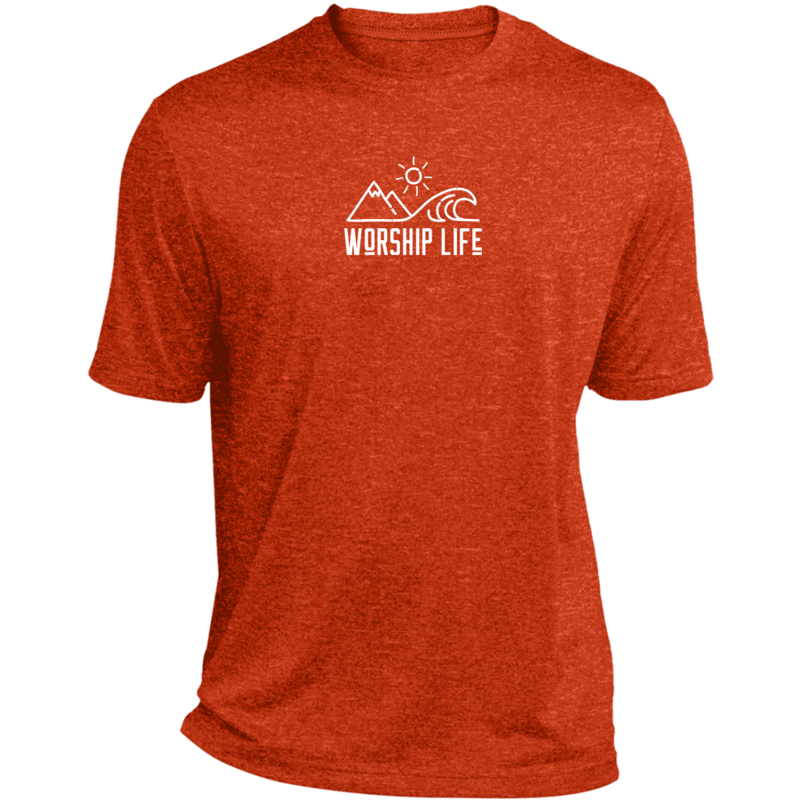 Worship Life Logo Heather Performance Tee (Men's)